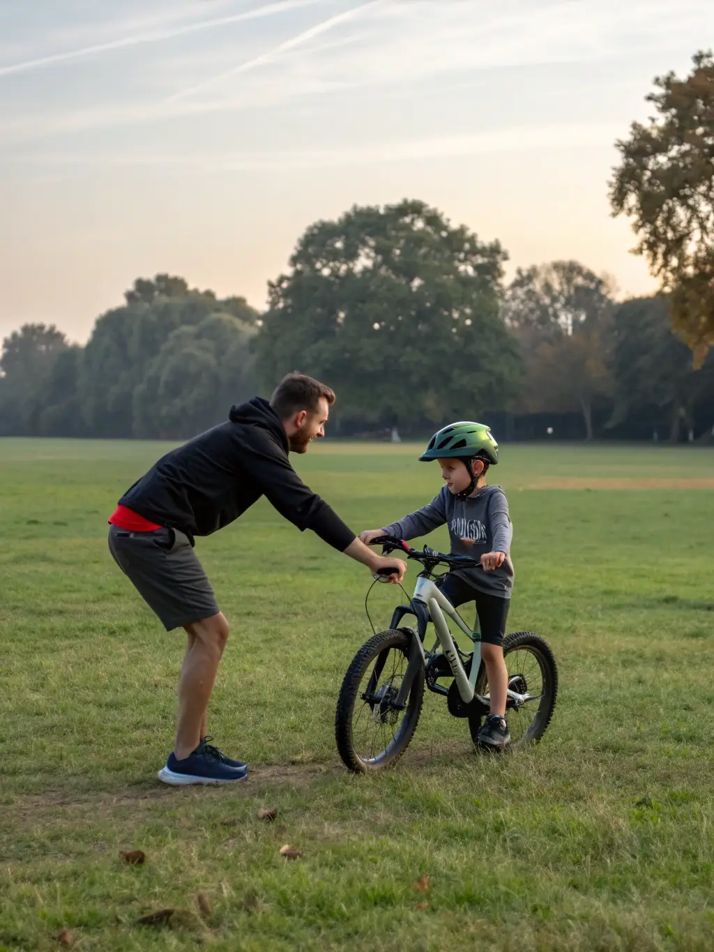 A cyclist receiving guidance from a coach during a training session, focusing on proper form and technique. The image is used to highlight the personalized coaching available through Société La Pédale Sanfloraine.